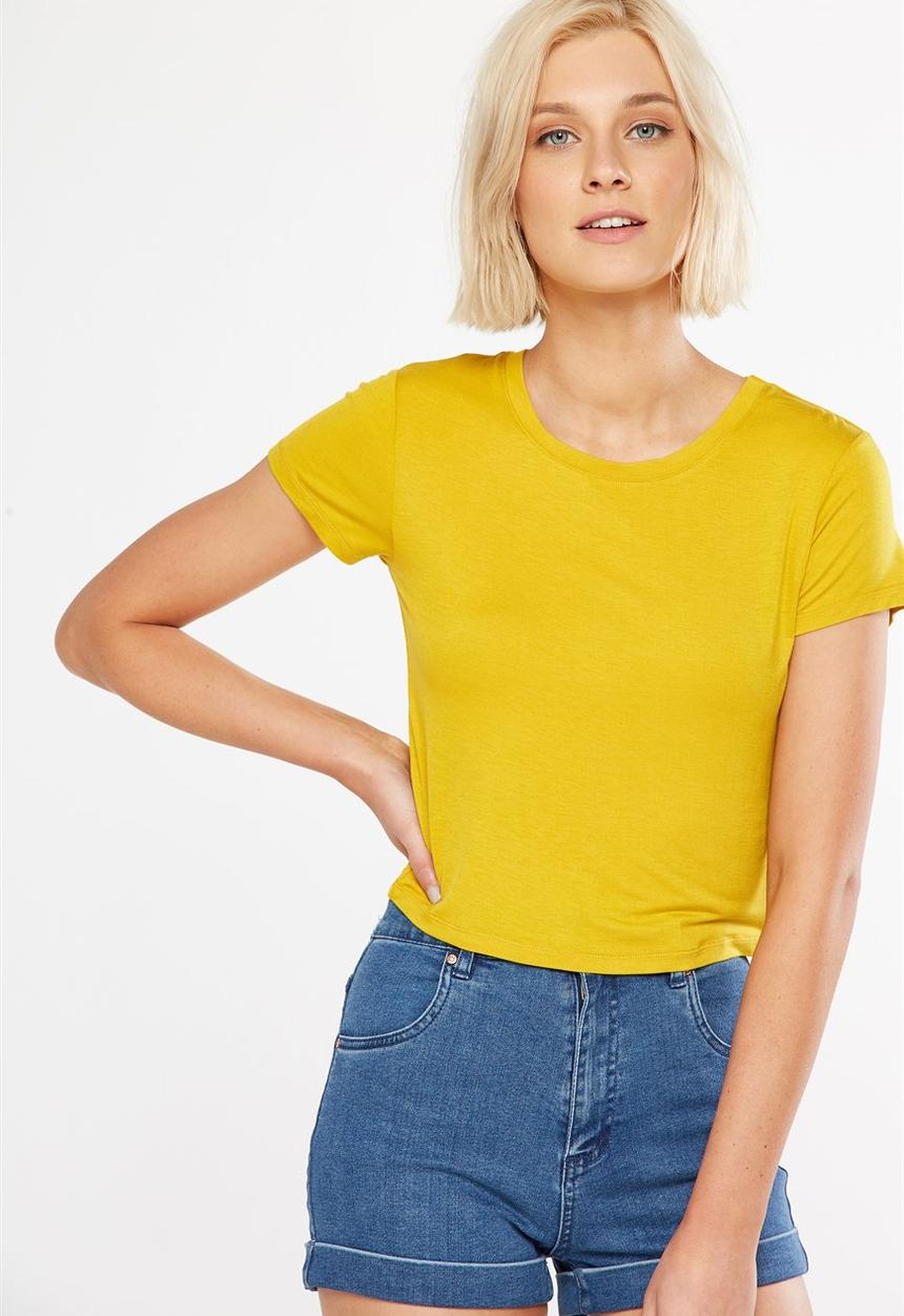 Cotton On - The baby tee - yellow 