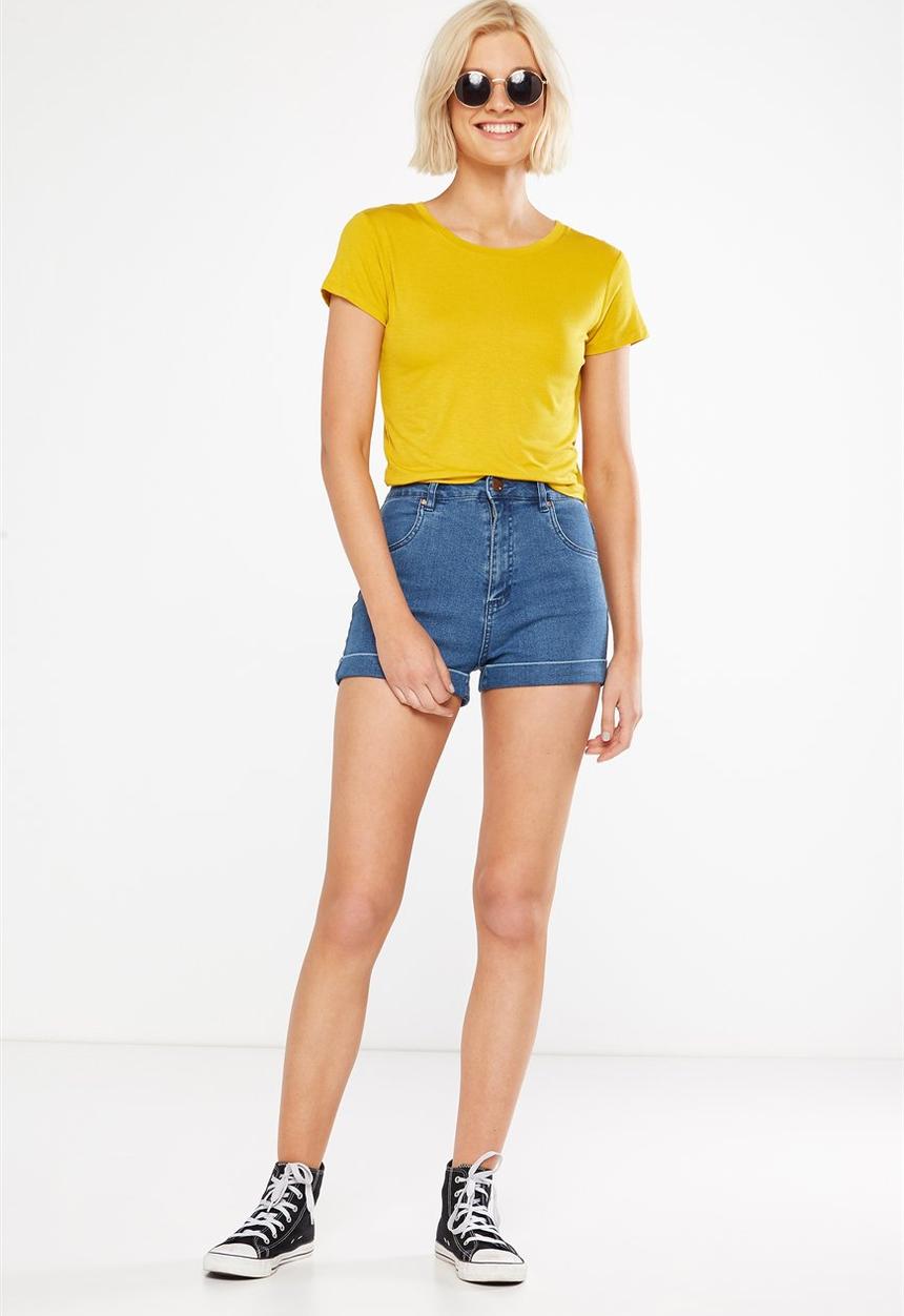 Cotton On - The baby tee - yellow 
