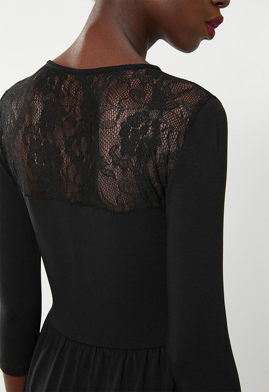 ONLY - Niella lace dress - black