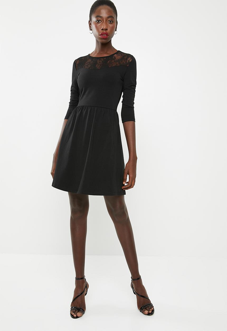 ONLY - Niella lace dress - black