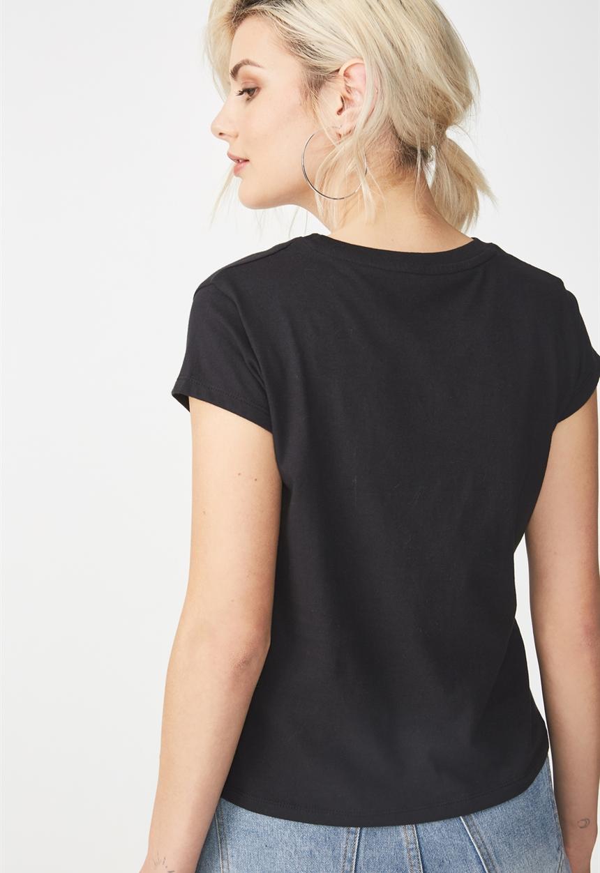 Cotton On - Tbar friends graphic tee - black