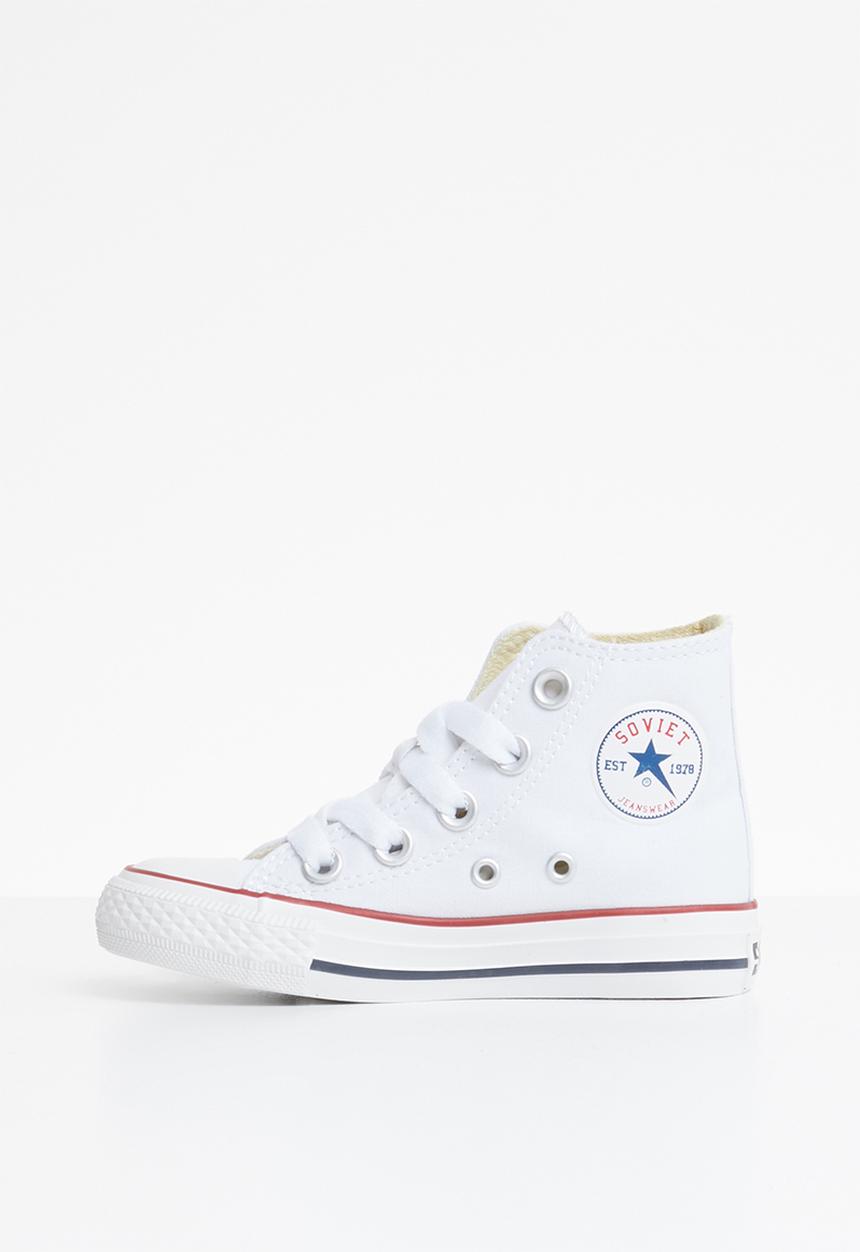 SOVIET - Viper hi cut sneaker - white