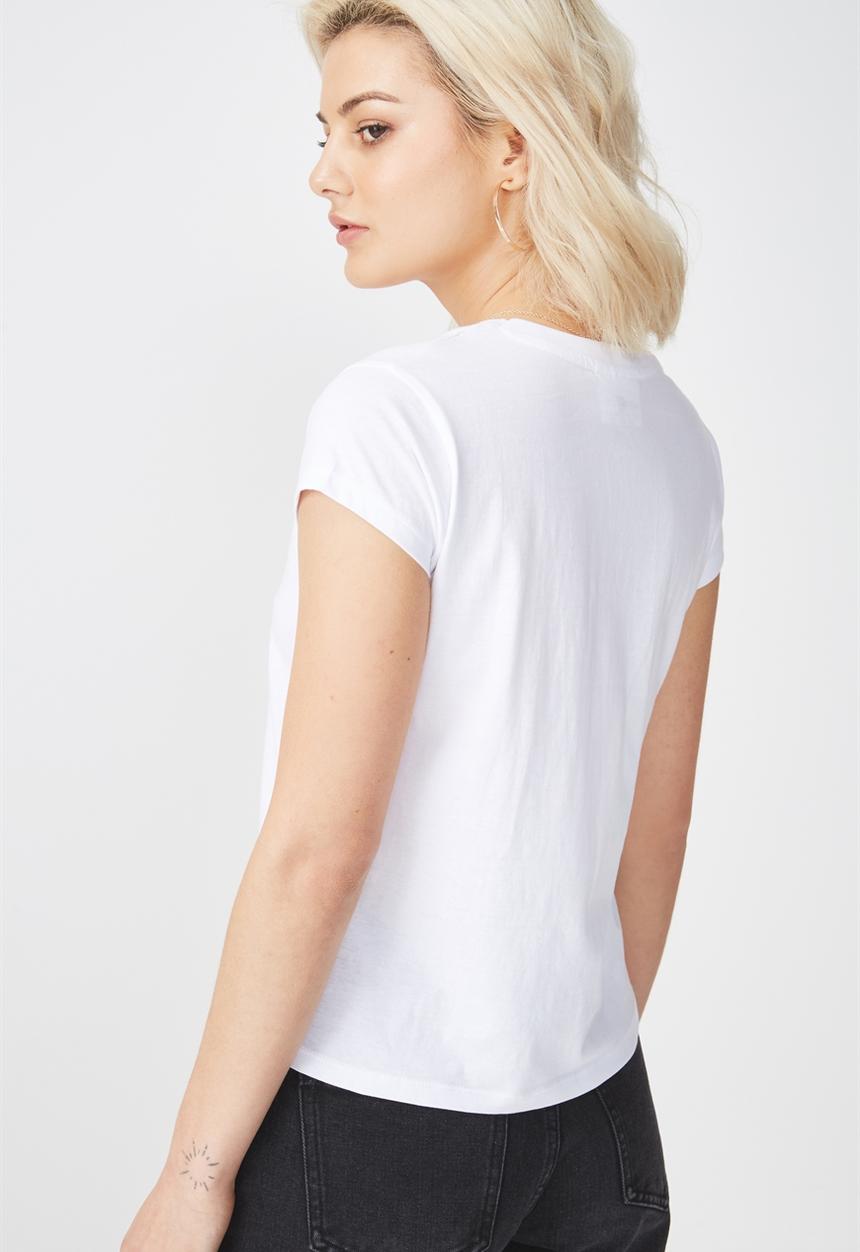 Cotton On - Tbar friends graphic tee - white
