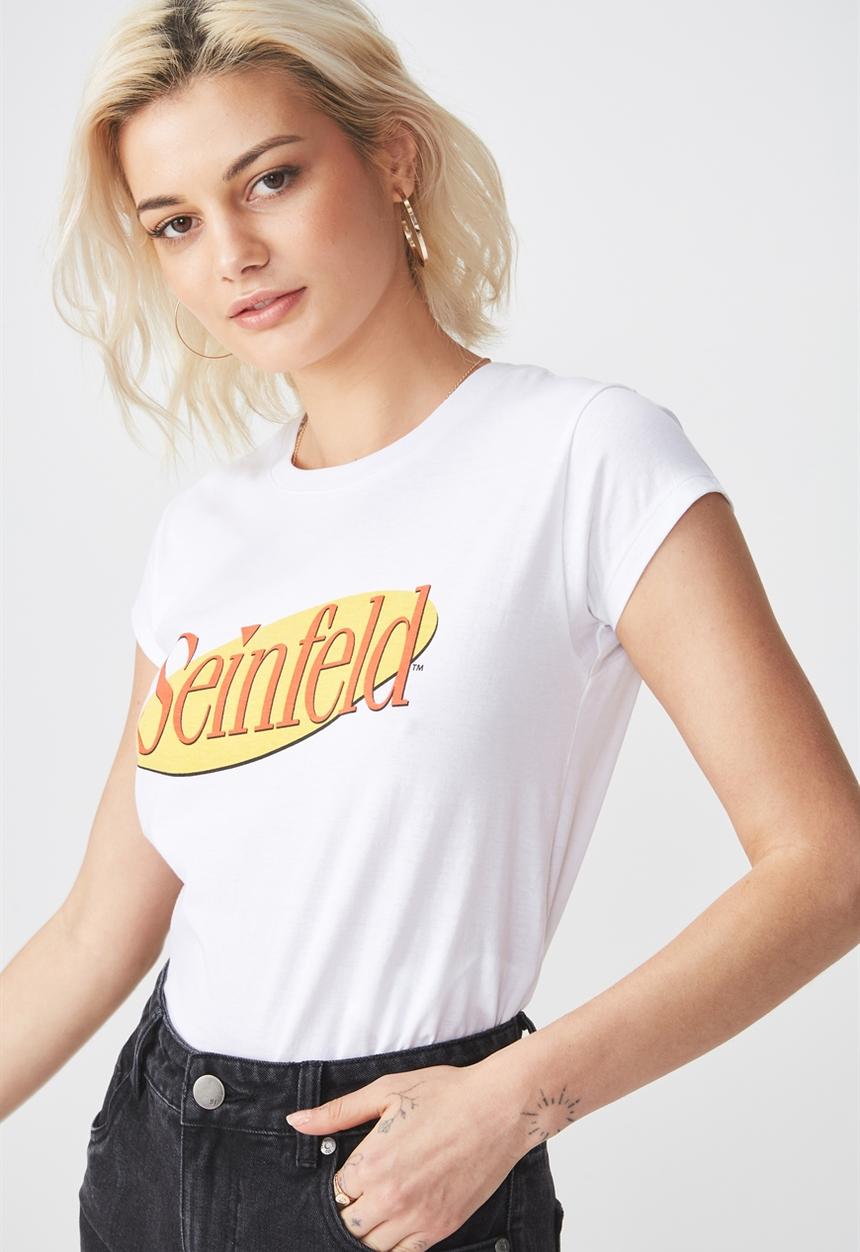 Cotton On - Tbar friends graphic tee - white