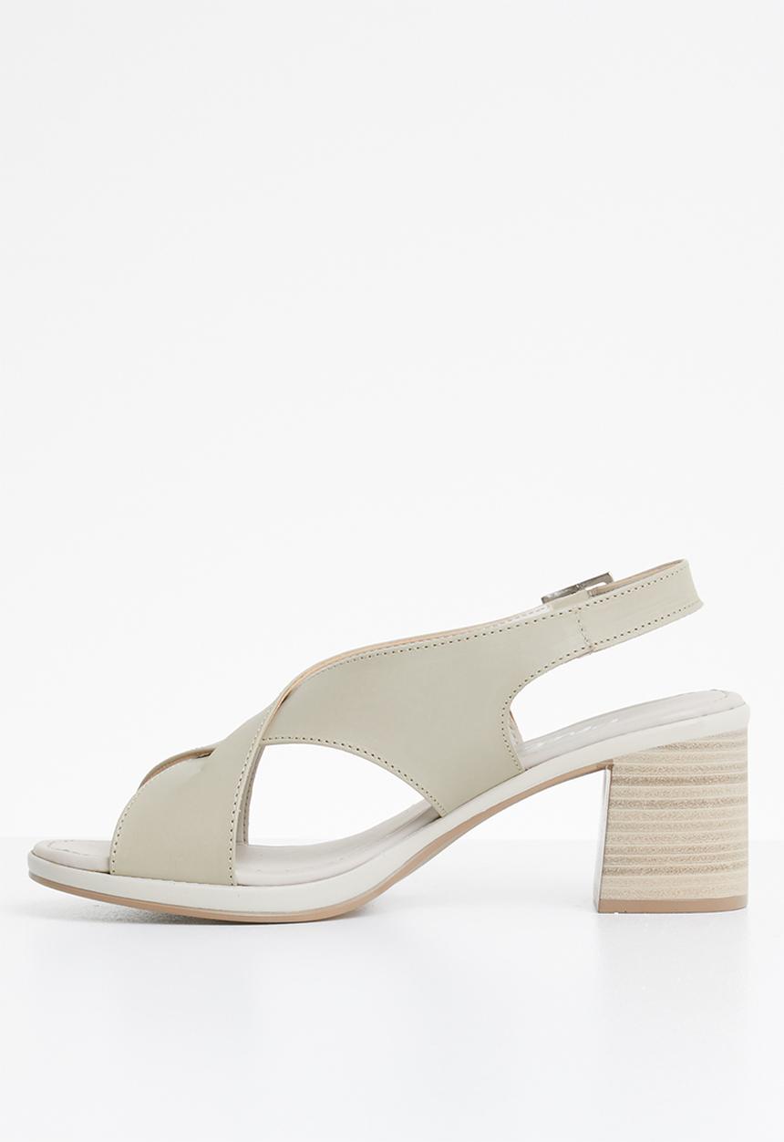 Phelan - Slingback leather heels - neutral