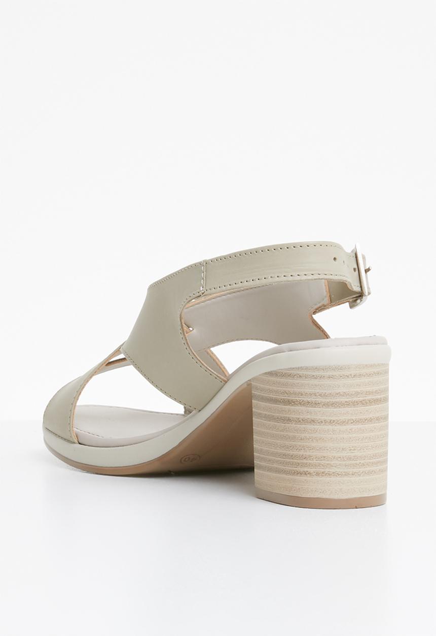 Phelan - Slingback leather heels - neutral