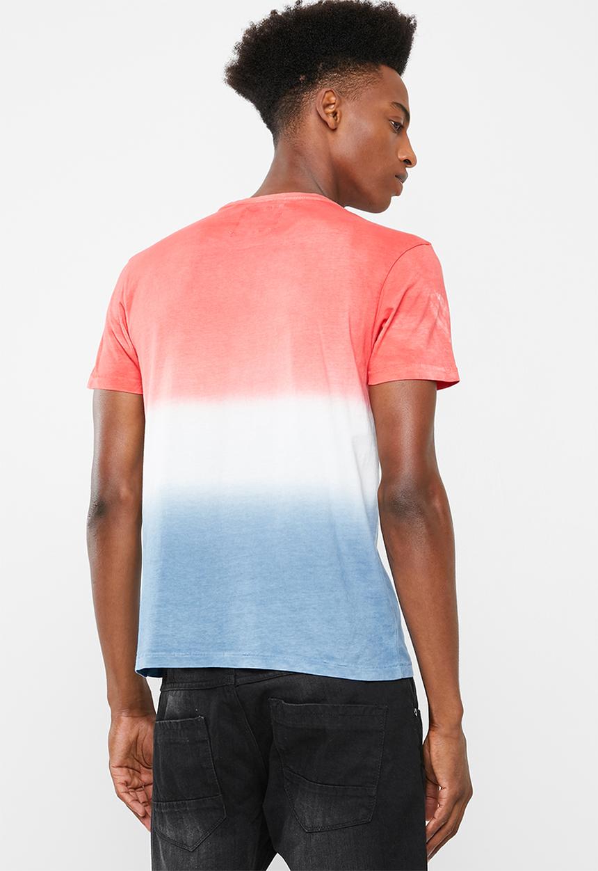 STYLE REPUBLIC - Flying machine tie dye tee - blue
