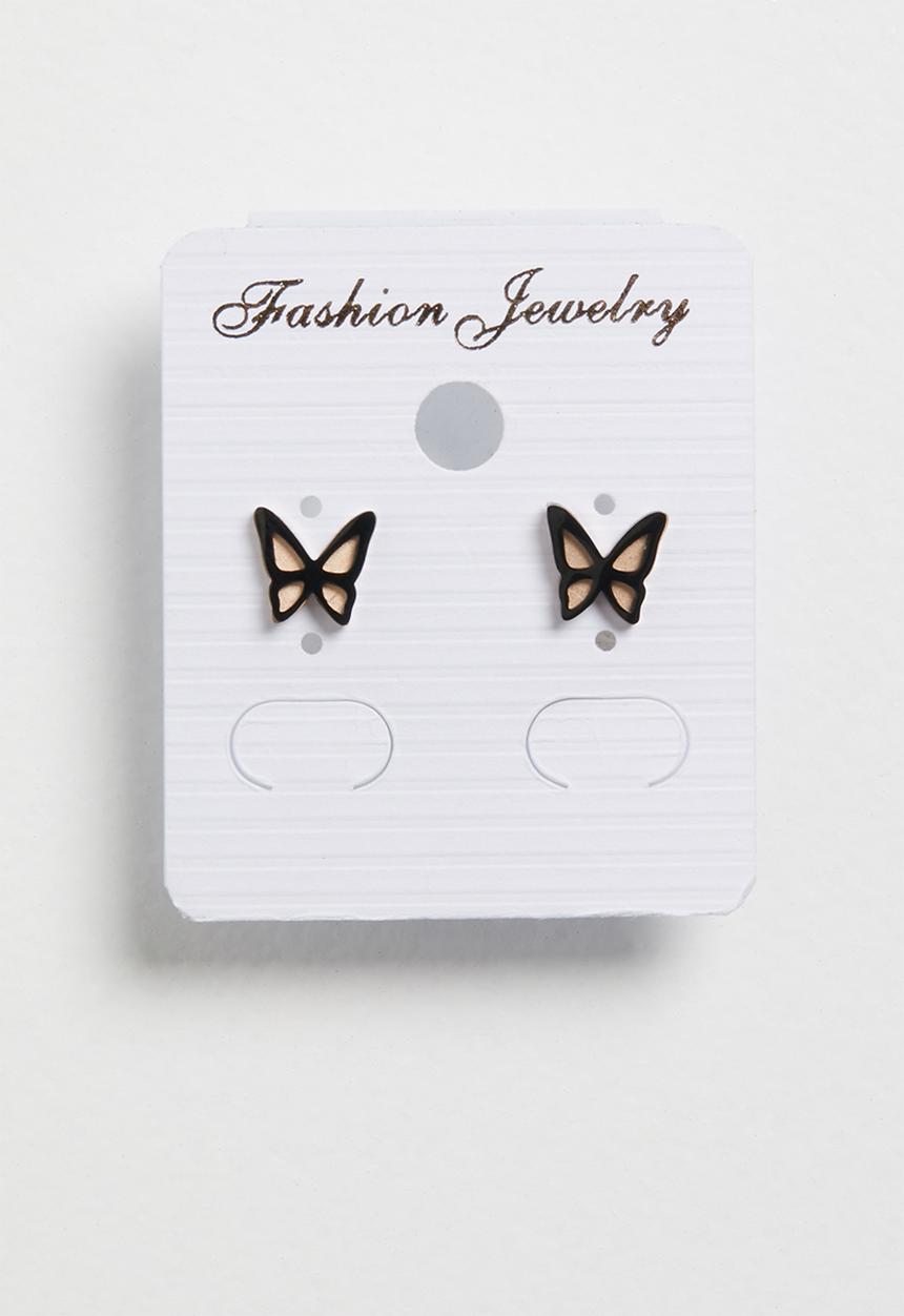 Pop Candy - Butterfly earrings - black