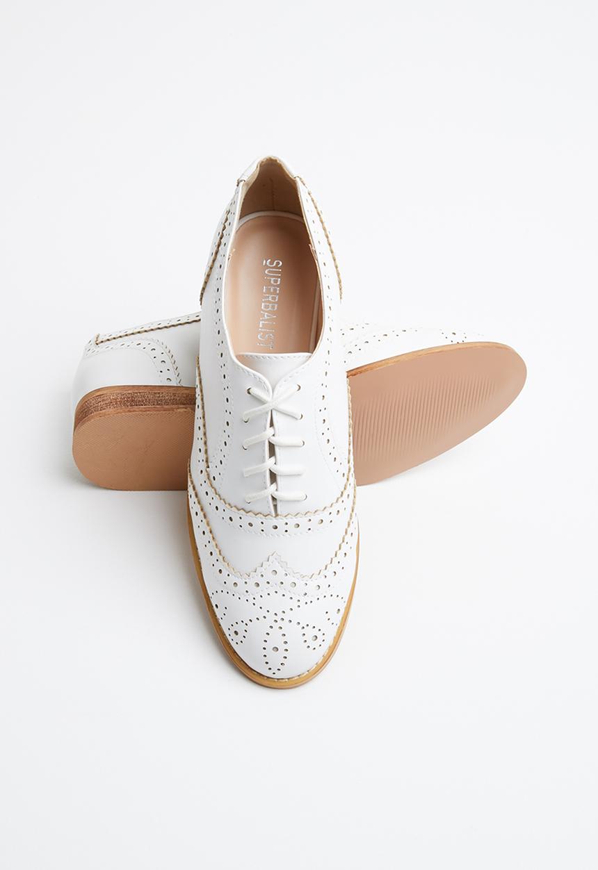 Superbalist - Ally brogue - white