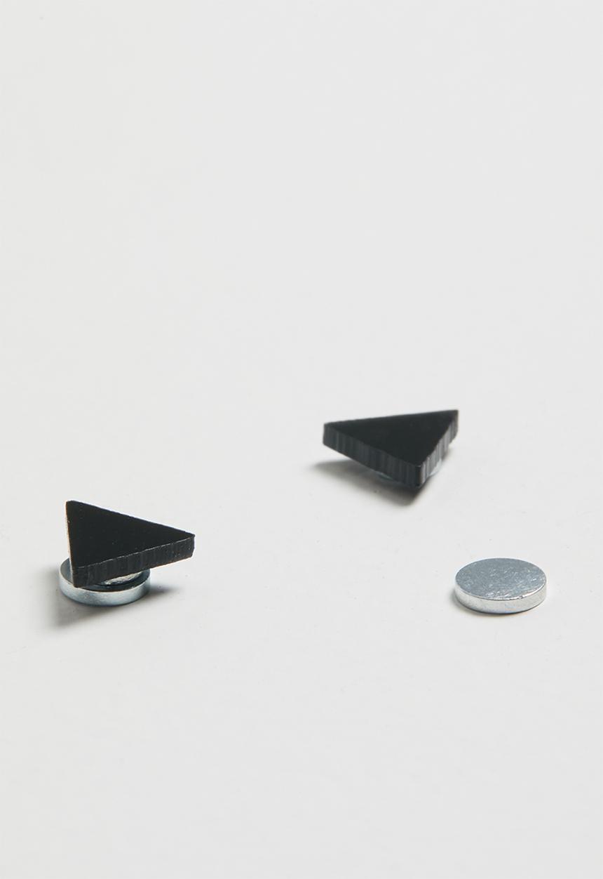 Pop Candy - Geometric earrings - black