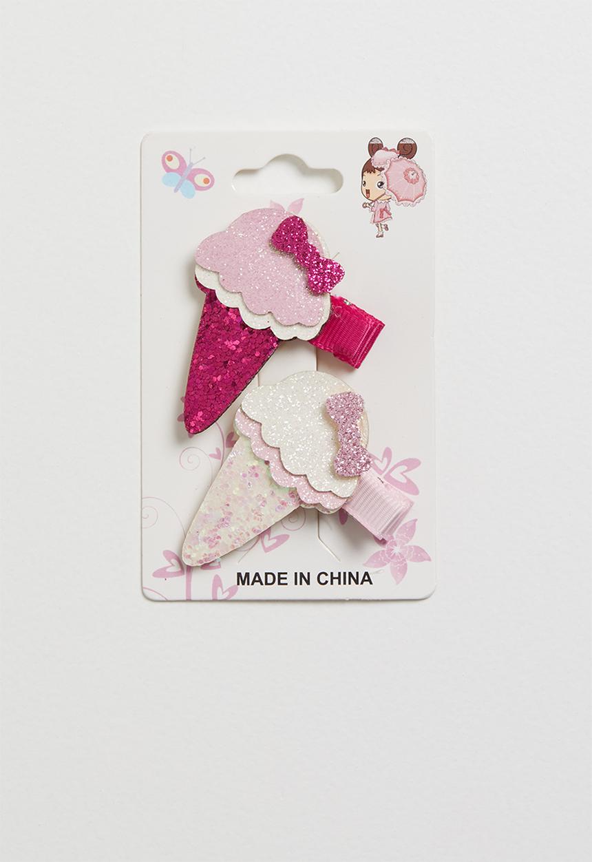 Pop Candy - Ice-cream detail hair clip - multi