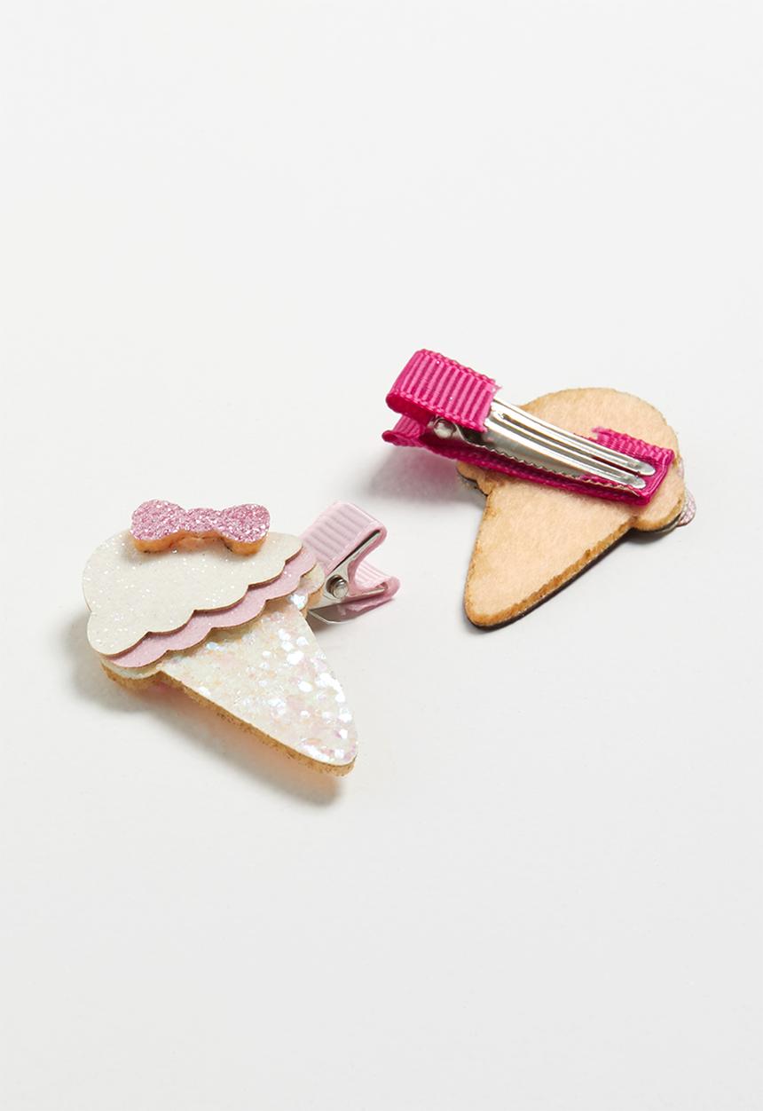 Pop Candy - Ice-cream detail hair clip - multi
