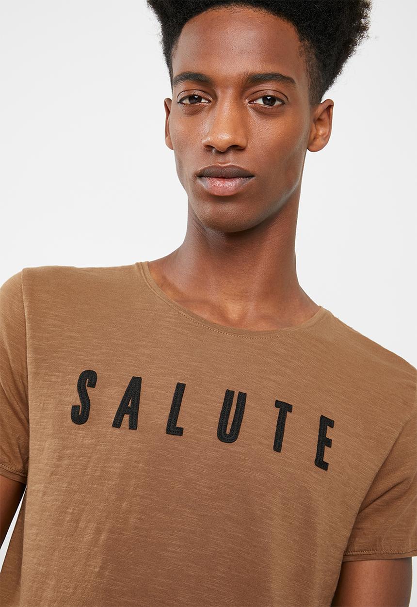 S.P.C.C - Salute tee - tobacco