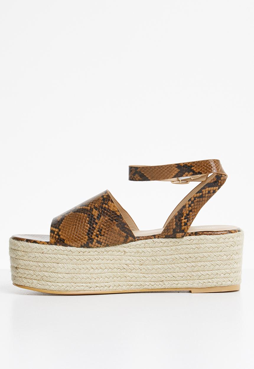 Superbalist - Didi espadrille wedge - brown