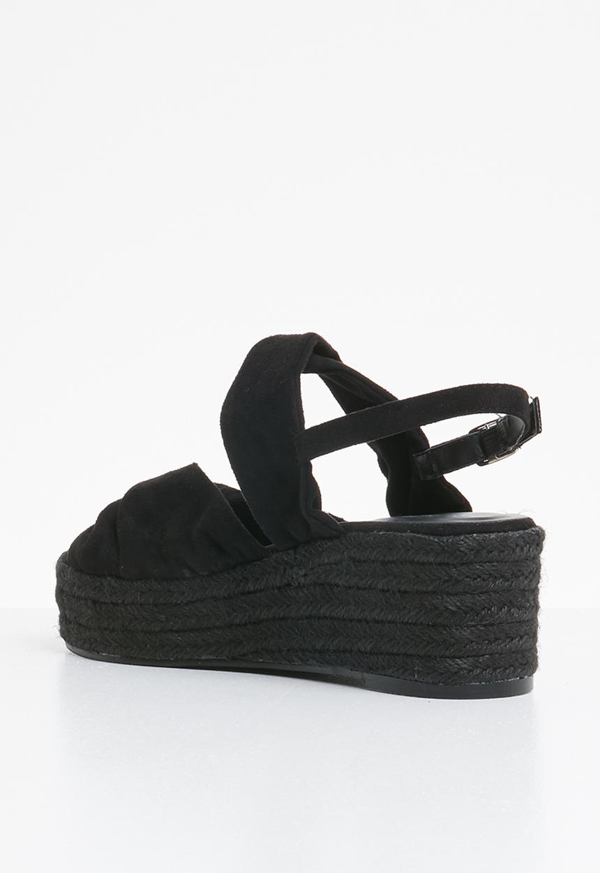 Superbalist - Lilly espadrille heel - black