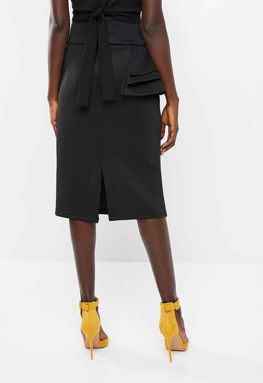 DAVID by David Tlale - Zindzi pencil skirt - black