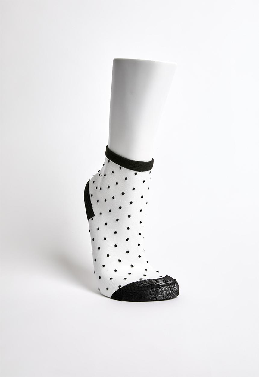 Superbalist - Pin dot sheer socks - black
