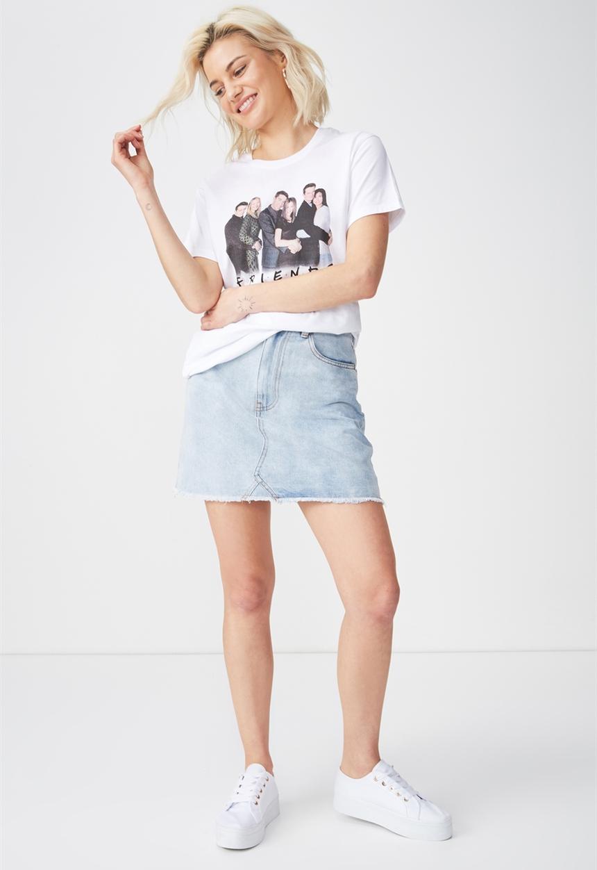 Cotton On - Tbar fox graphic tee - white