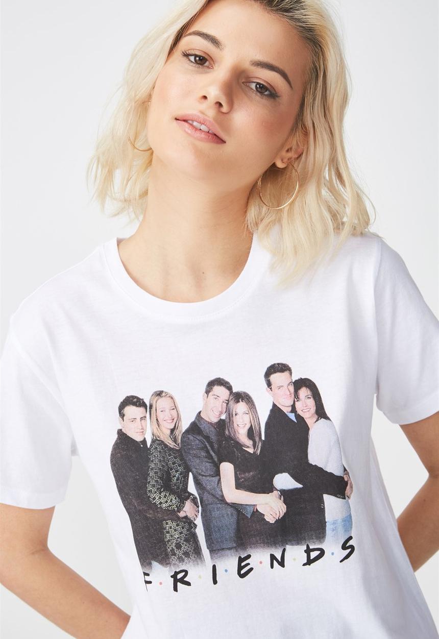 Cotton On - Tbar fox graphic tee - white