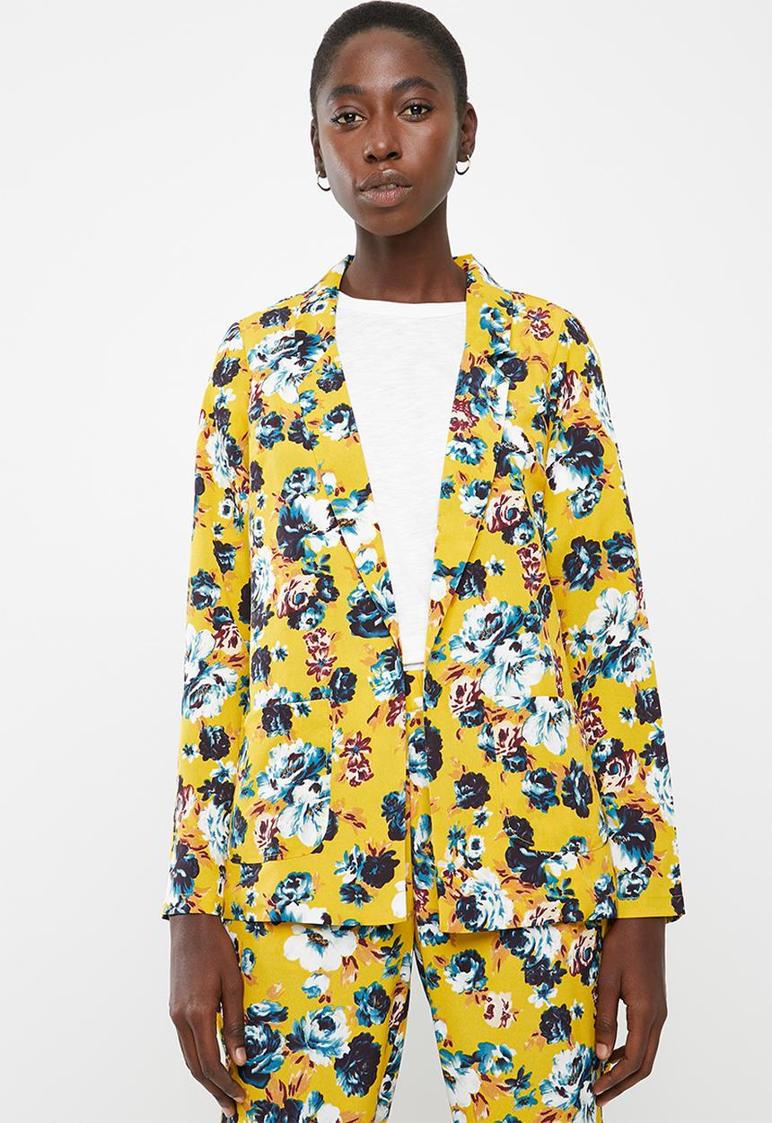 Vero Moda - Naya long sleeve blazer - yellow