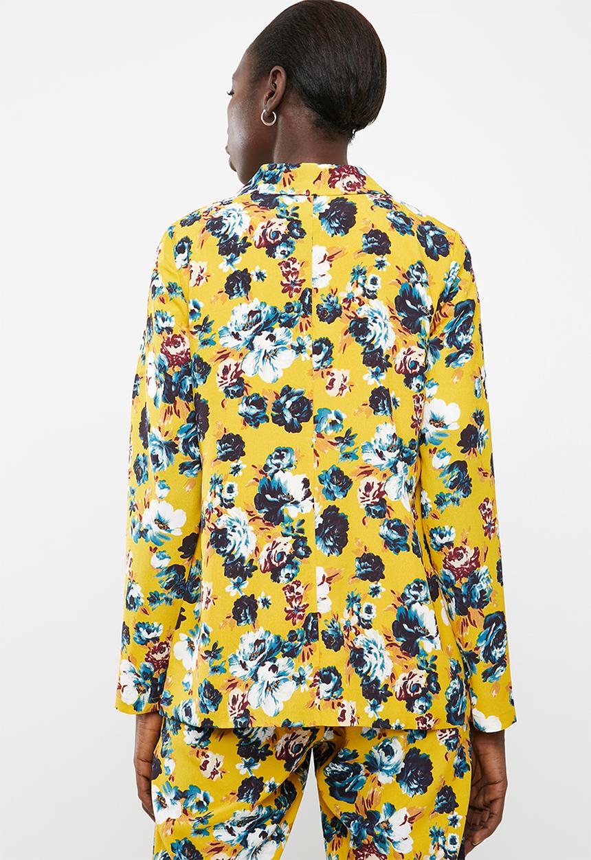 Vero Moda - Naya long sleeve blazer - yellow