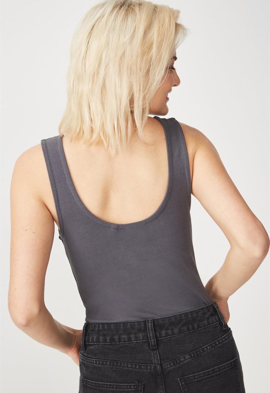 Cotton On - Martha bodysuit - grey