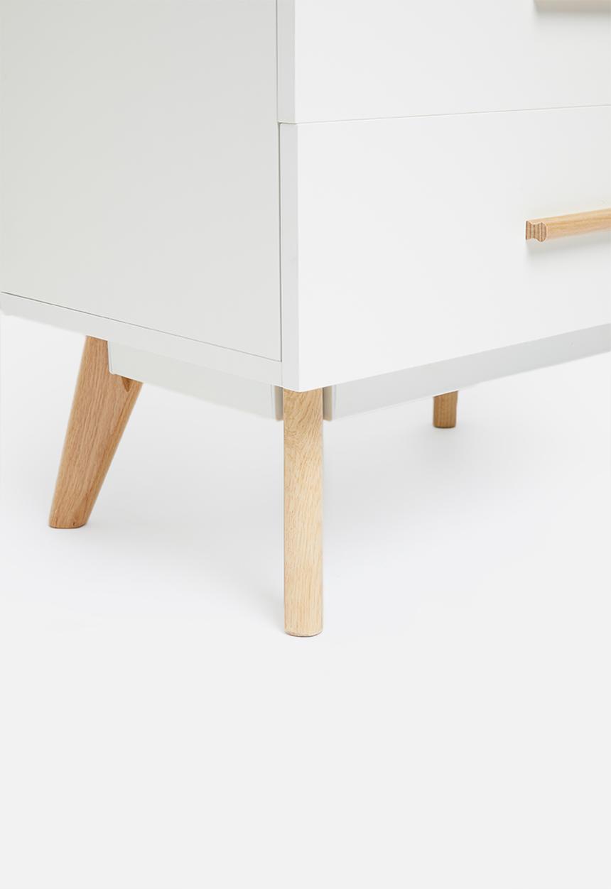 Sixth Floor - Alva 5 drawer storage - white