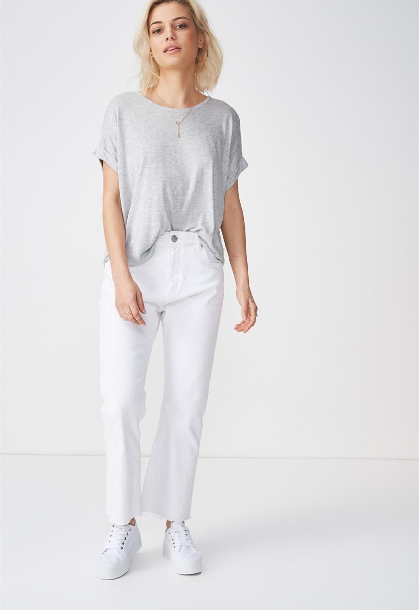 Cotton On - The relaxed tee - grey 