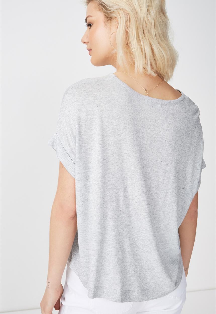 Cotton On - The relaxed tee - grey 