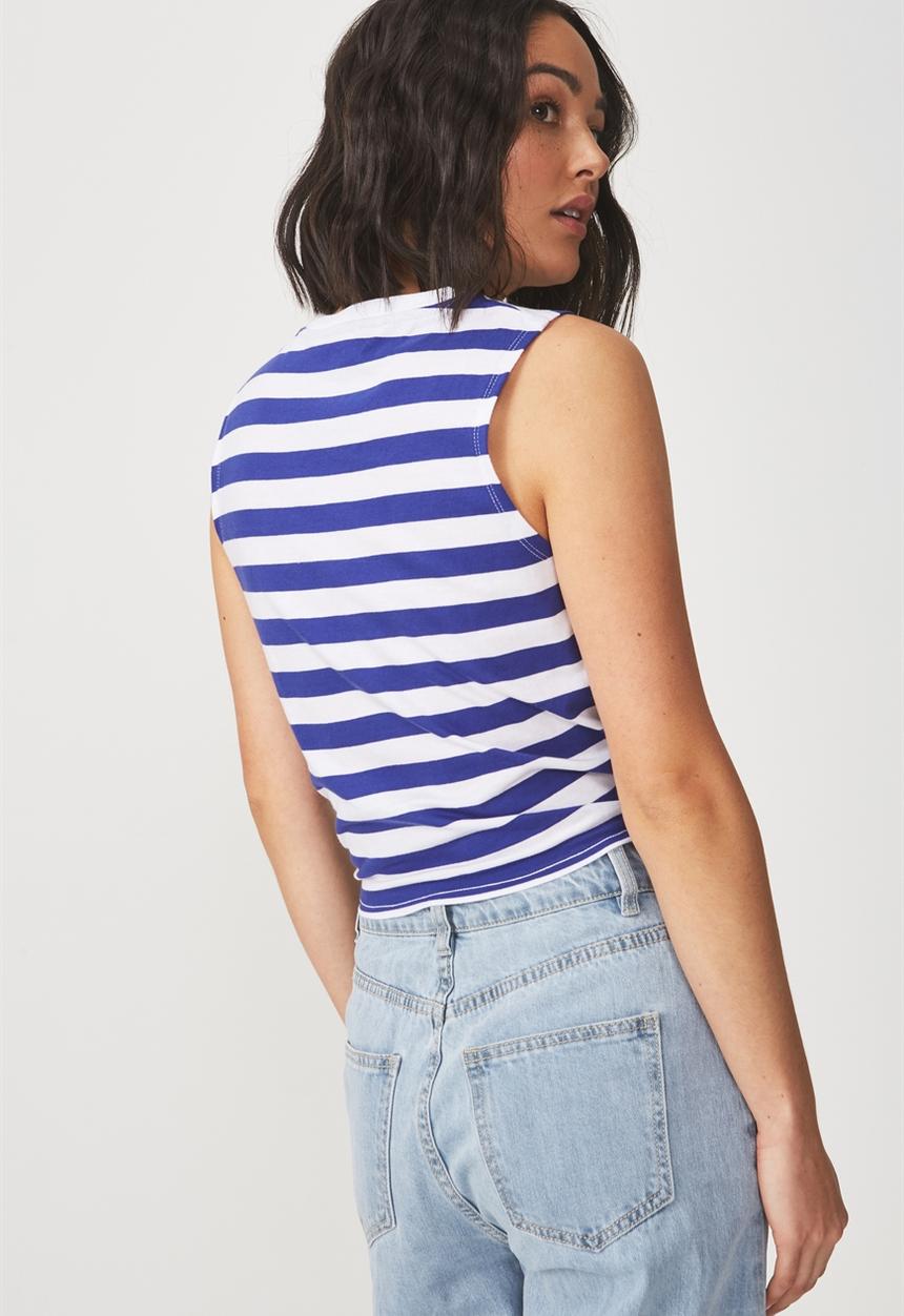Cotton On - Tbar maeve  tank - blue