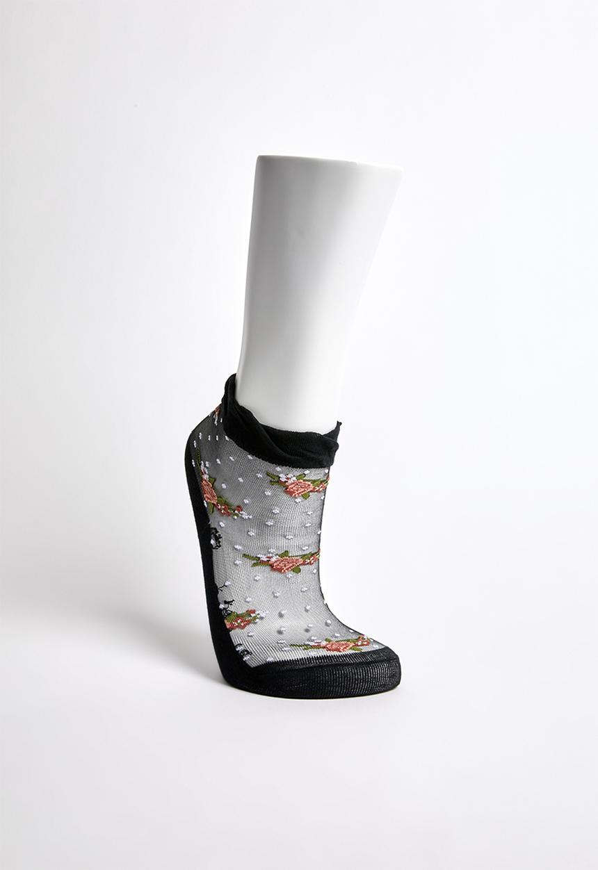 Superbalist - Dobby sheer socks - black