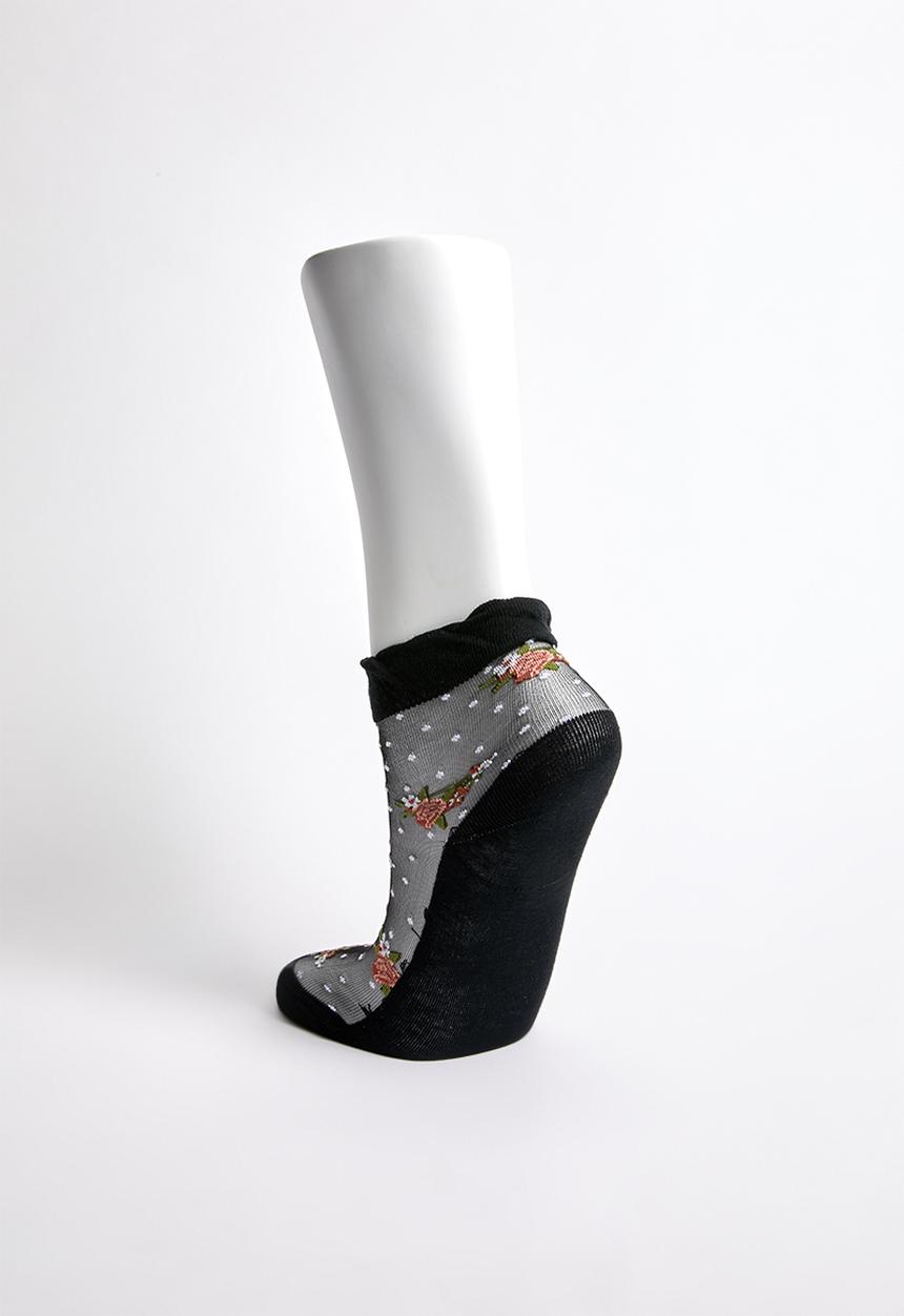Superbalist - Dobby sheer socks - black