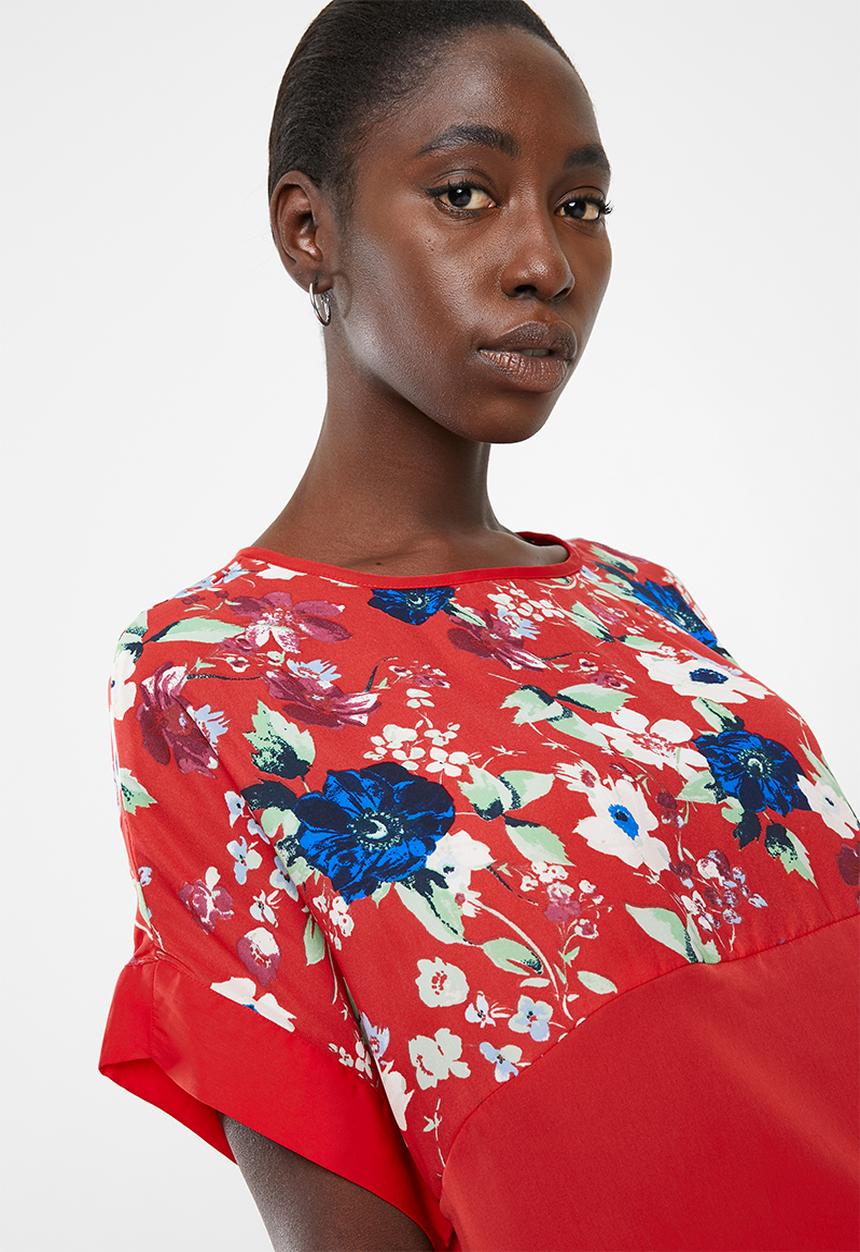 Vero Moda - Zoe top - red