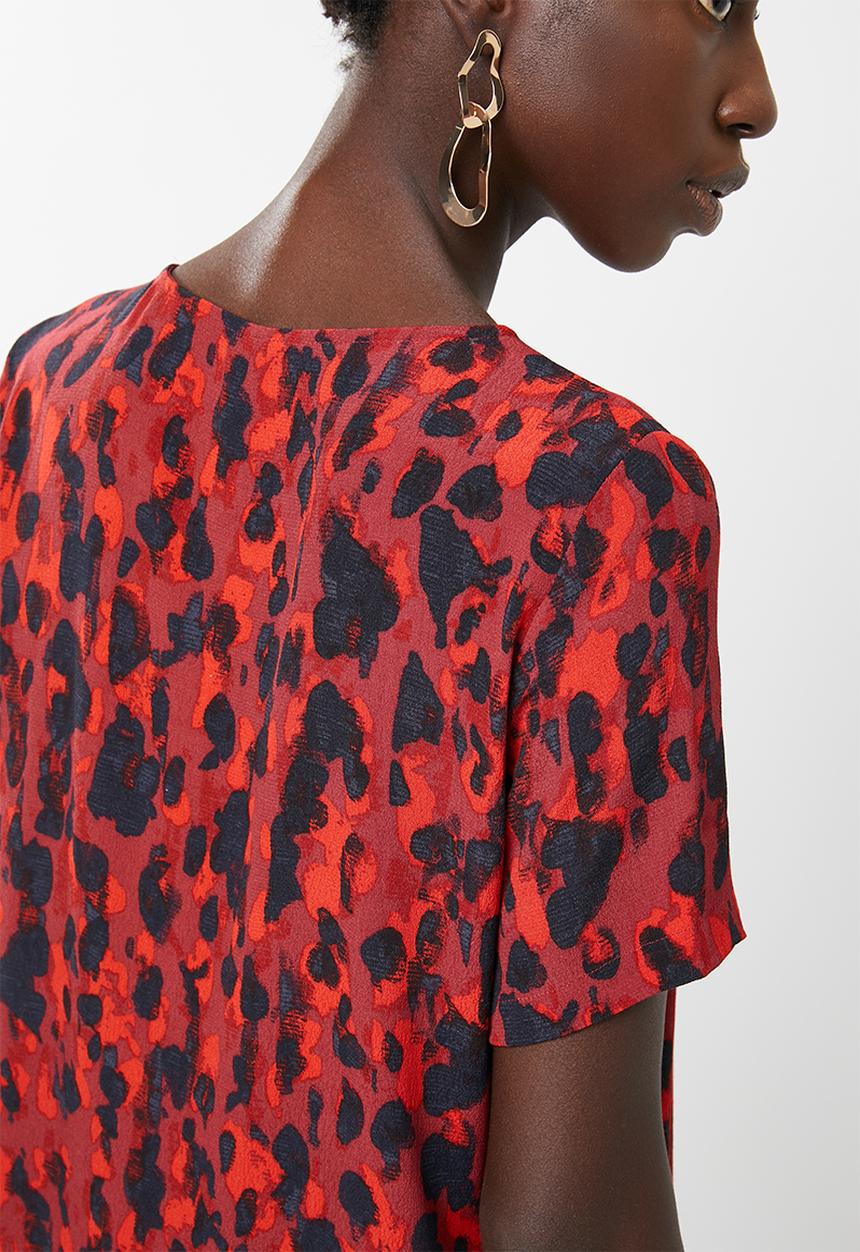 Vero Moda - Savannah short sleeve top - red