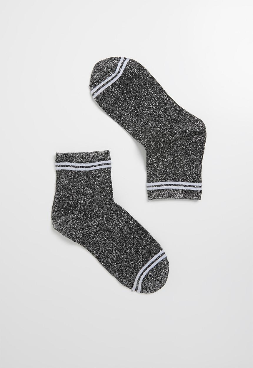 Superbalist - Sparkle ankle socks - grey