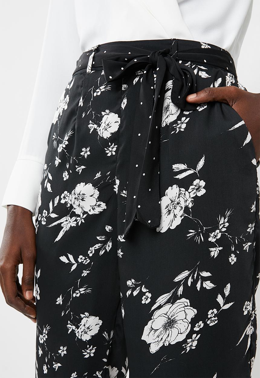 Vero Moda - Daniella tie pants - black