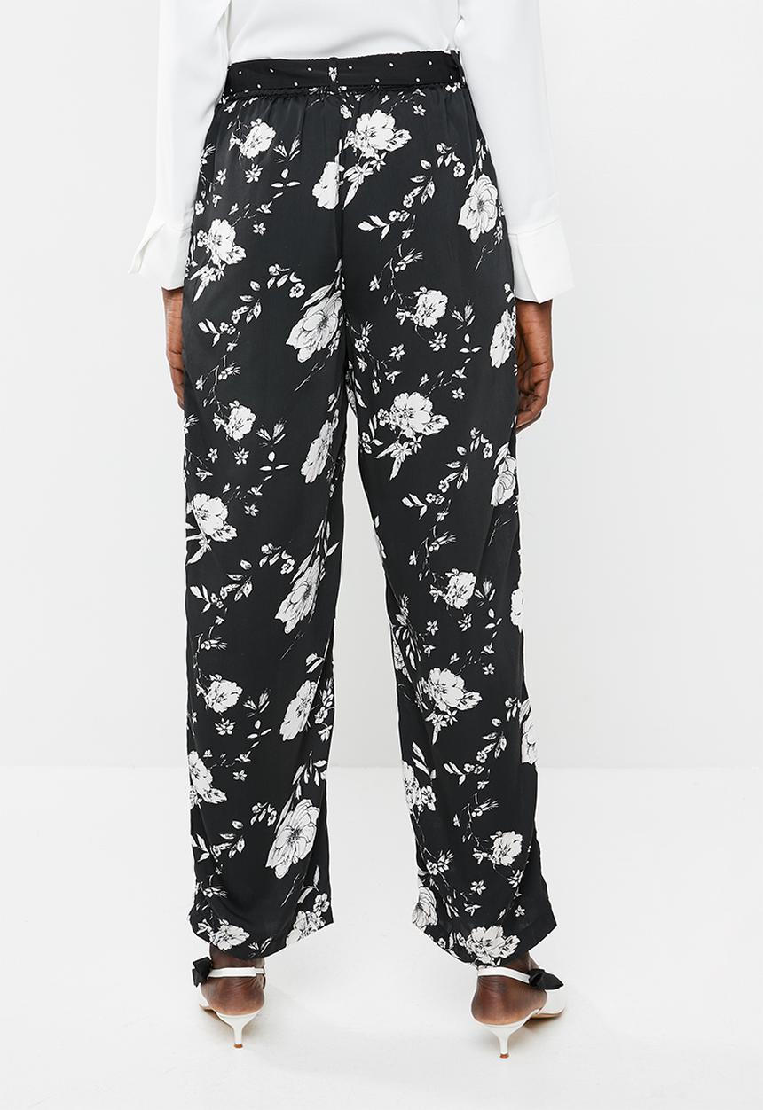 Vero Moda - Daniella tie pants - black