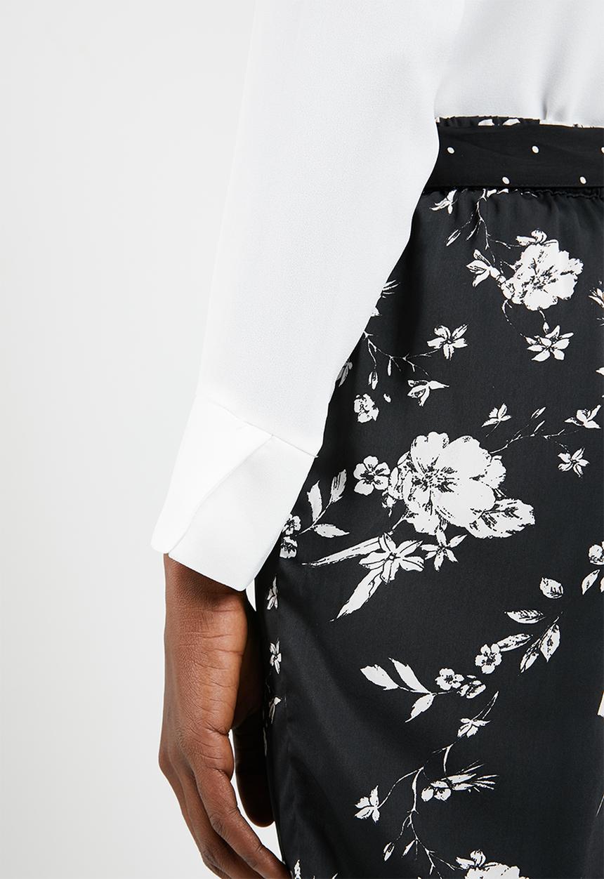 Vero Moda - Freya long sleeve shirt bodysuit - white