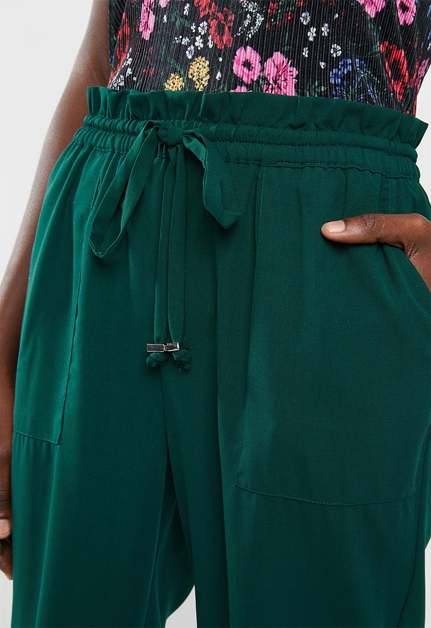 Vero Moda - Dylan high waist pant - green