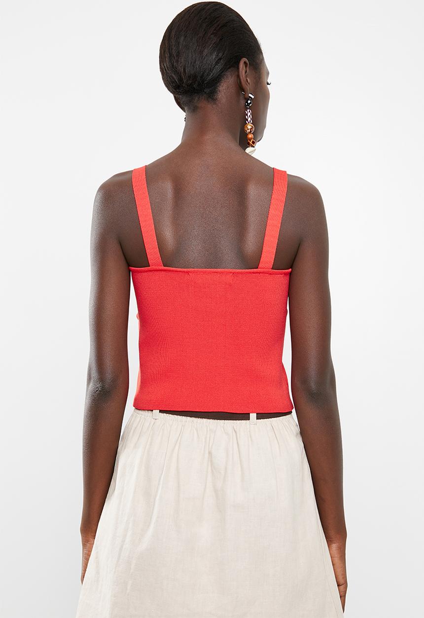 Vero Moda - Sanders top - red