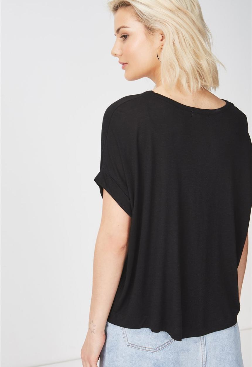 Cotton On - The relaxed tee - black
