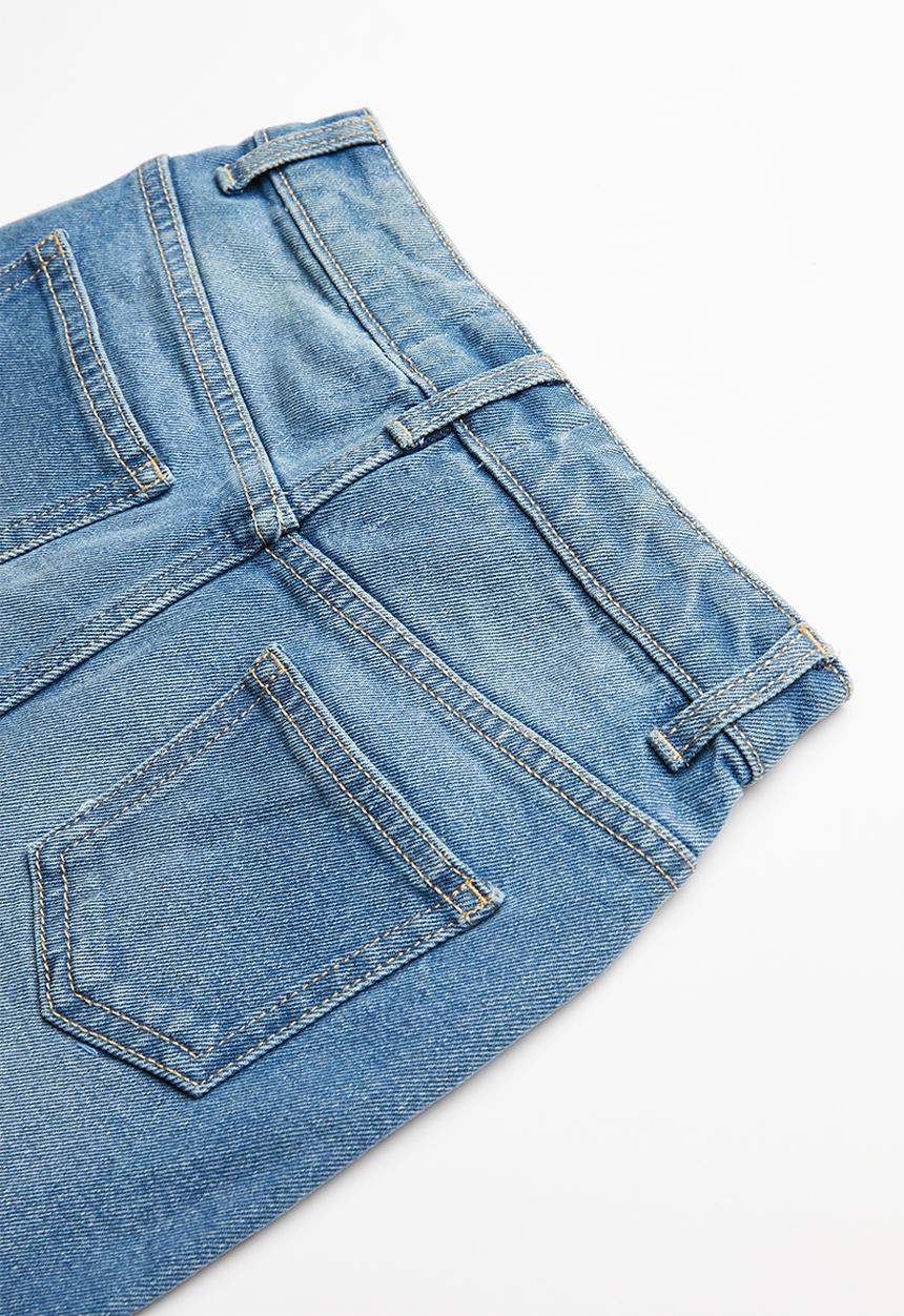 Pop Candy - Denim skirt - blue