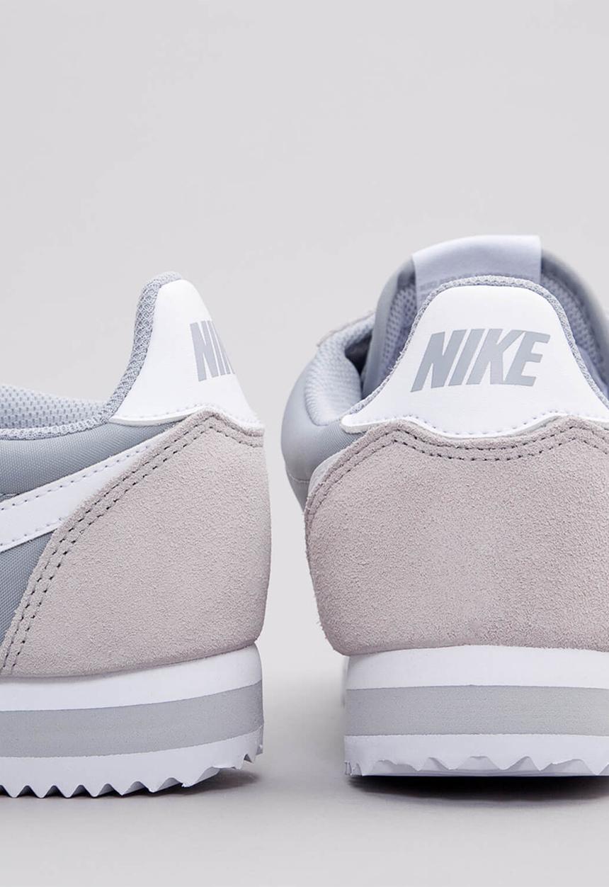 Nike - Classic Cortez Nylon - wolf grey/white