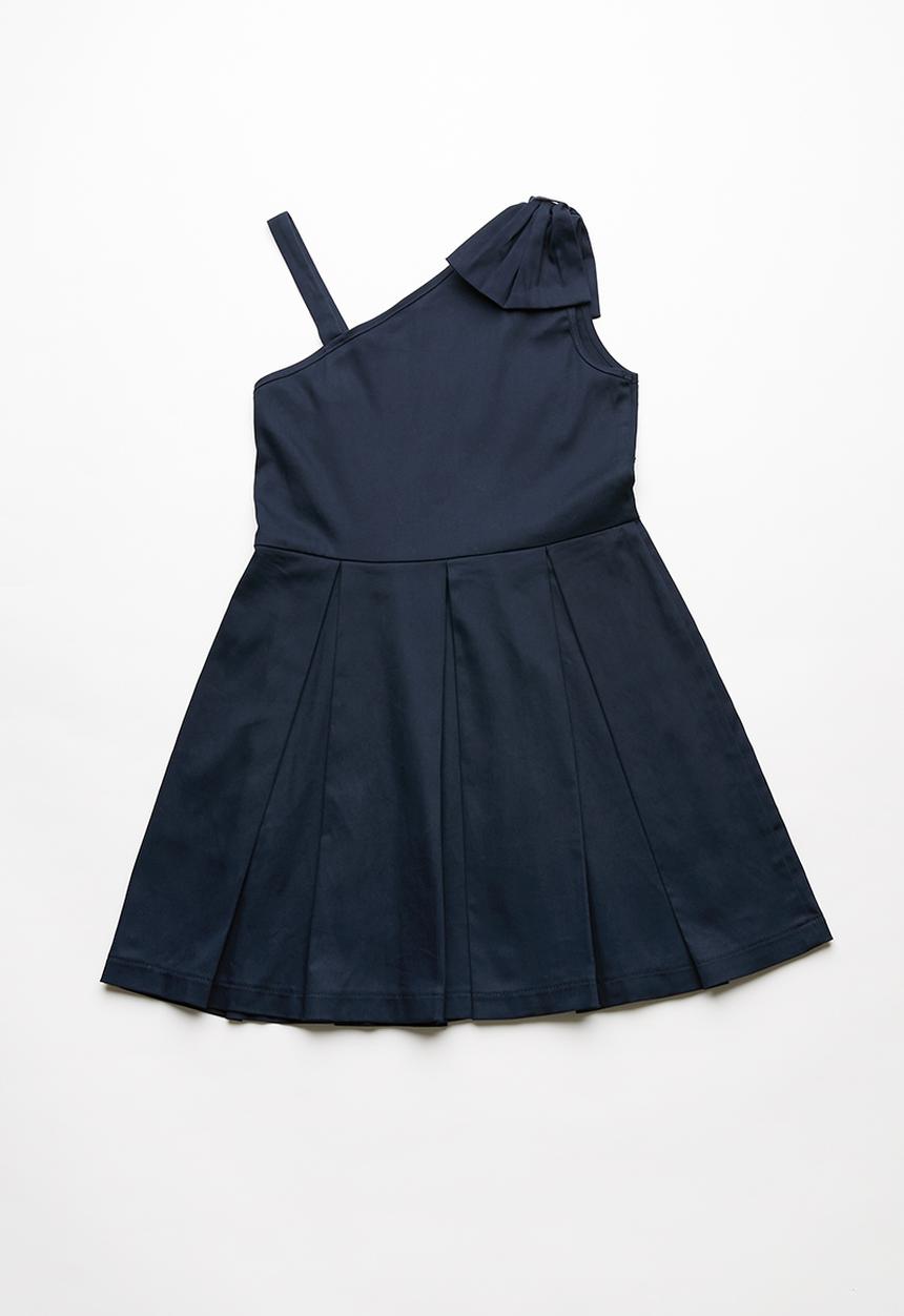 Rebel Republic - Bow detail dress - navy