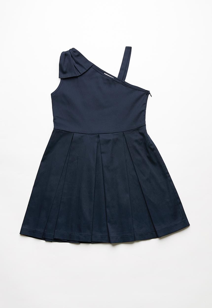 Rebel Republic - Bow detail dress - navy