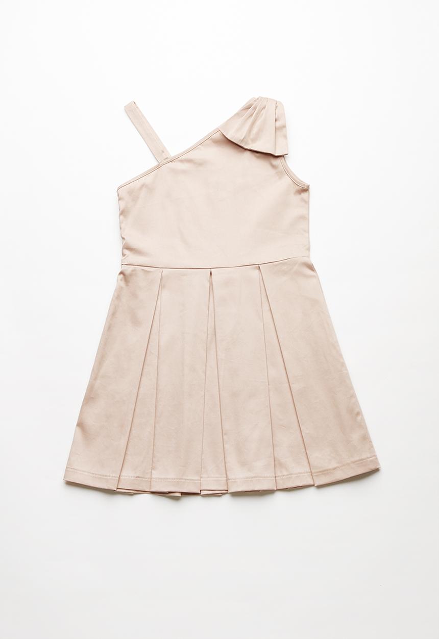 Rebel Republic - Bow detail dress - neutral