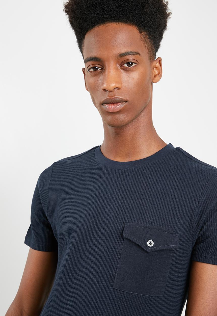 Brave Soul - Fort t-shirt - navy