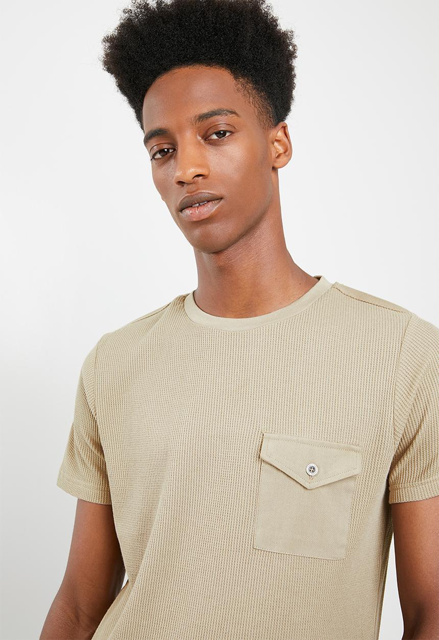 Brave Soul - Fort t-shirt - stone
