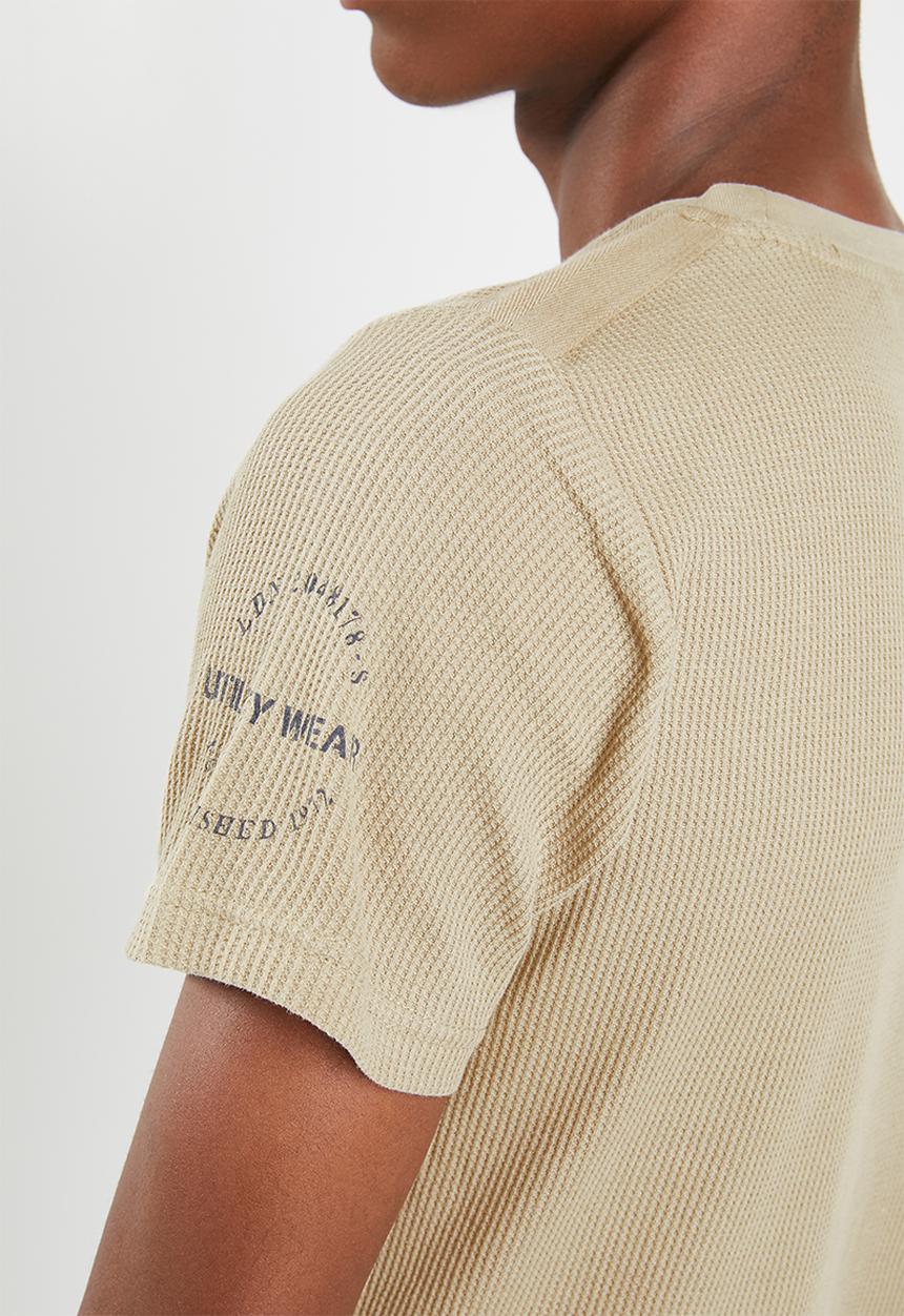 Brave Soul - Fort t-shirt - stone
