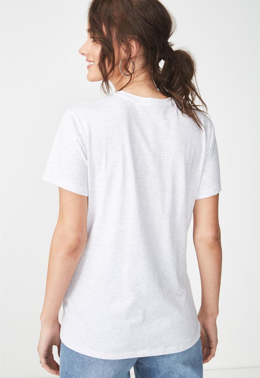Cotton On - Tbar fox graphic tee - white 